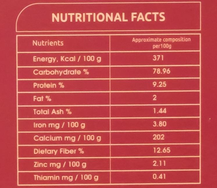 Iara Millegrow Baby Cereal Brown Rice with Ragi - 300gms