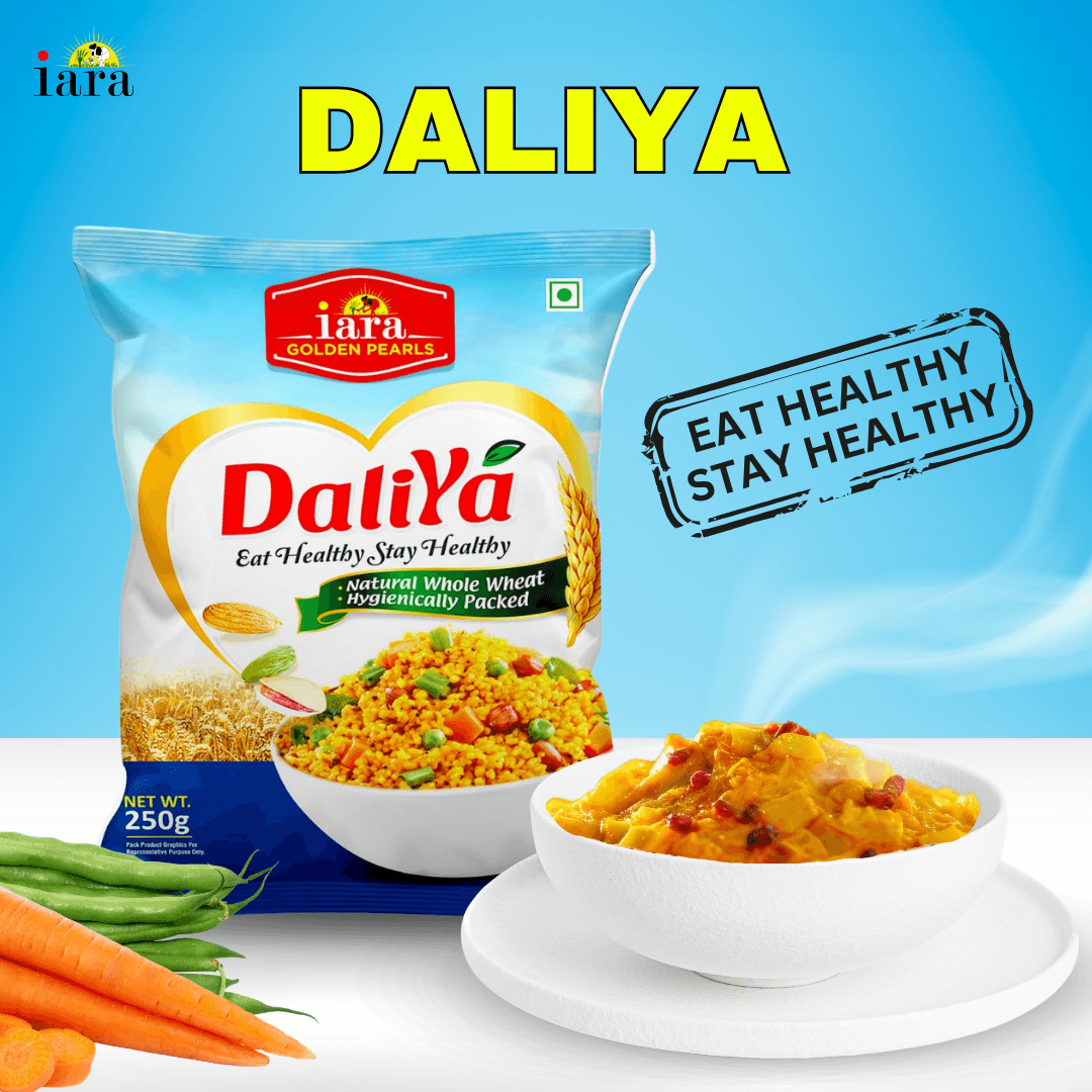 Iara Wheat Daliya– 500 gms | High-Fiber & Nutritious Broken Wheat for a Healthy Diet