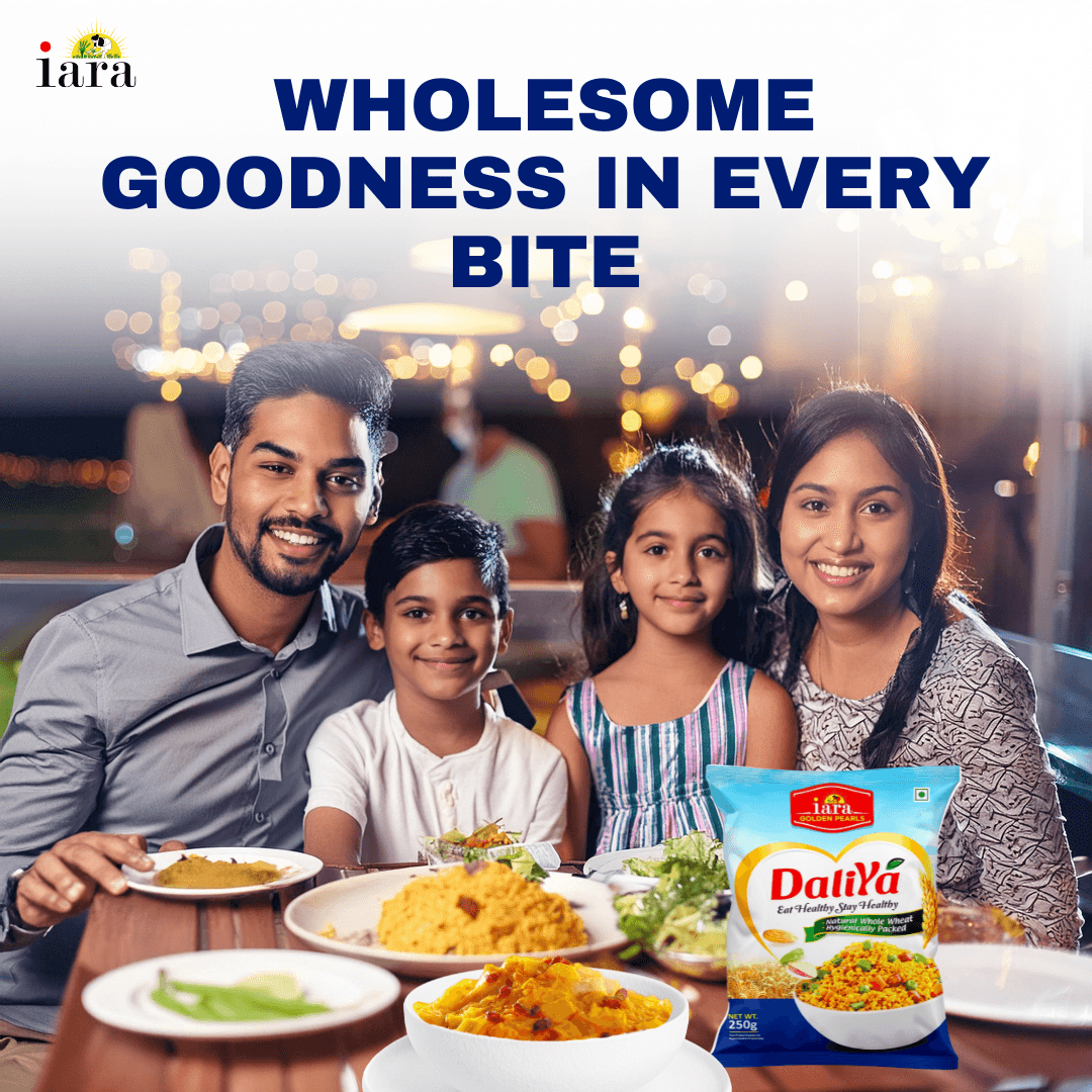 Iara Wheat Daliya– 500 gms | High-Fiber & Nutritious Broken Wheat for a Healthy Diet